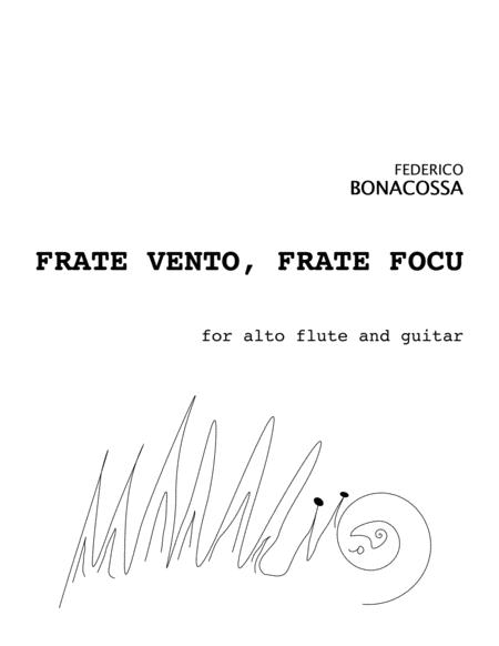 Frate Vento Frate Focu For Alto Flute And Guitar Sheet Music