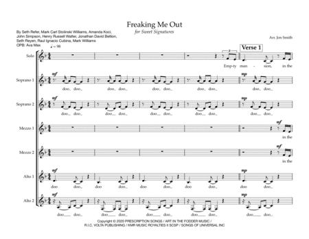 Free Sheet Music Freaking Me Out