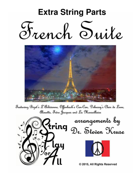 Free Sheet Music French Suite Extra String Parts