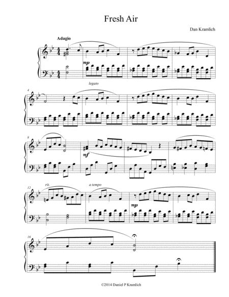 Fresh Air Sheet Music