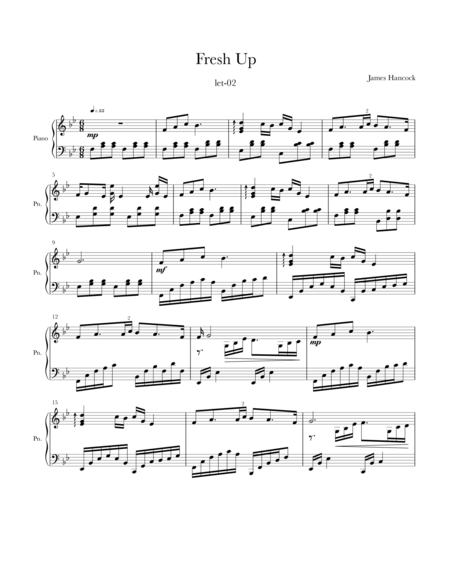 Fresh Up Sheet Music