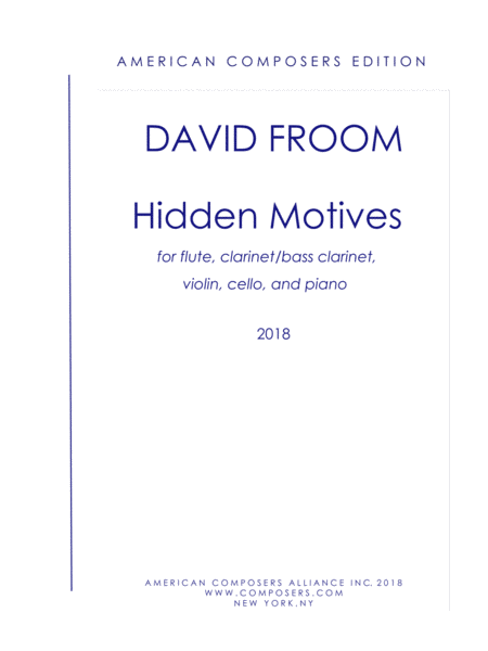 Froom Hidden Motives Sheet Music