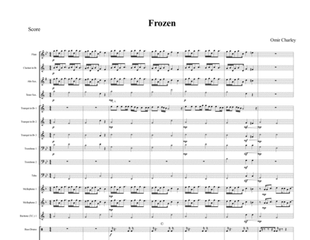 Frozen Marching Band Arrangement Sheet Music