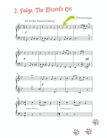 Free Sheet Music Fudge The Wizards Cat