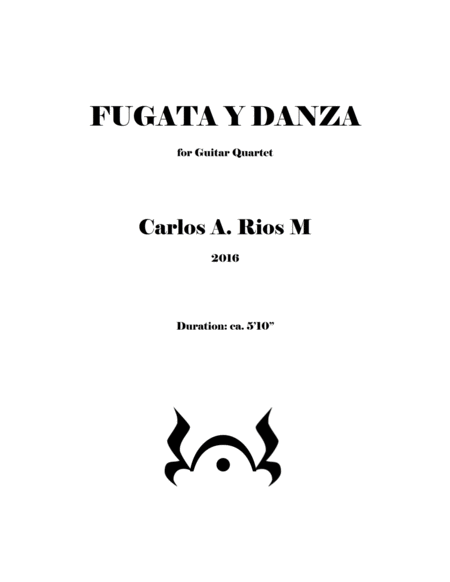 Free Sheet Music Fugata Y Danza
