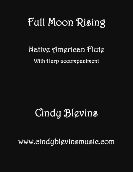 Full Moon Rising Arranged For Harp And Native American Flute Sheet Music