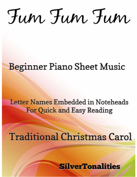 Free Sheet Music Fum Fum Fum Beginner Piano Sheet Music