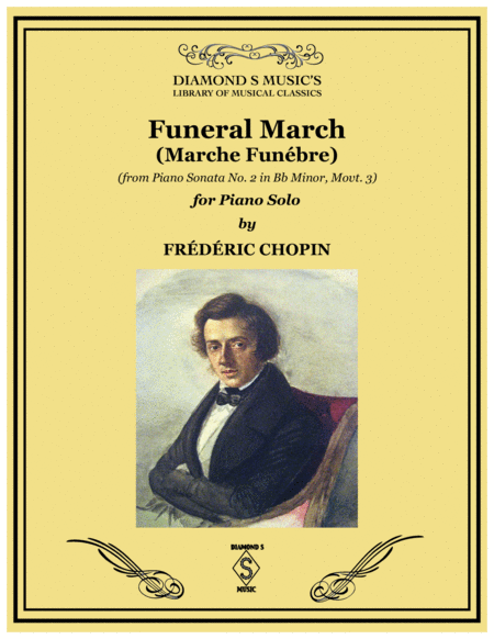 Free Sheet Music Funeral March March Funbre From Sonata No 2 By Frederic Chopin Piano Solo