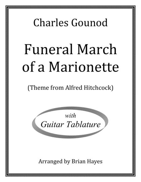 Free Sheet Music Funeral March Of A Marionette With Tablature