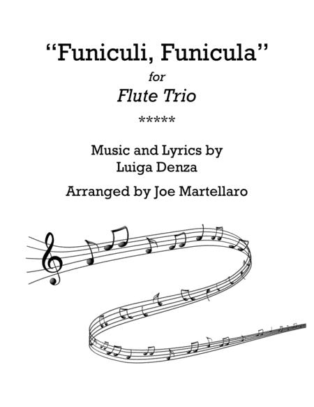 Free Sheet Music Funiculi Funicula For Flute Trio