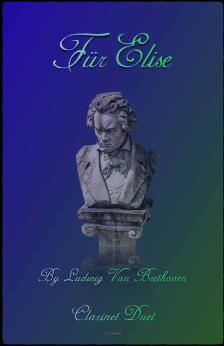 Fur Elise Duet For Two Clarinets Sheet Music