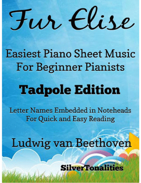 Fur Elise Easiest Piano Sheet Music For Beginner Pianists Sheet Music