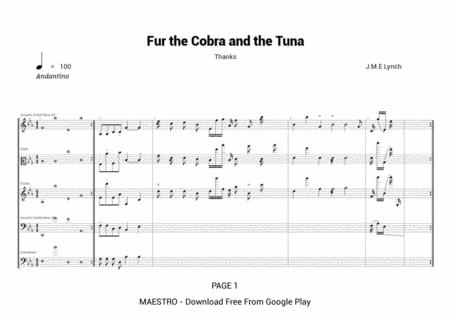 Free Sheet Music Fur The Cobra And The Tuna Bb100
