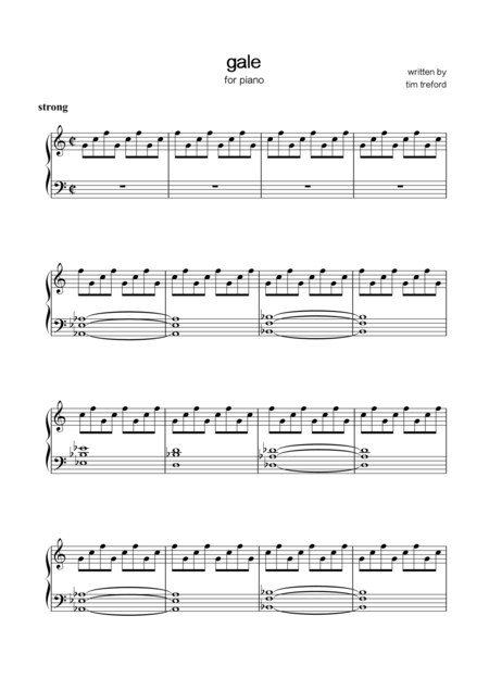 Gale Sheet Music