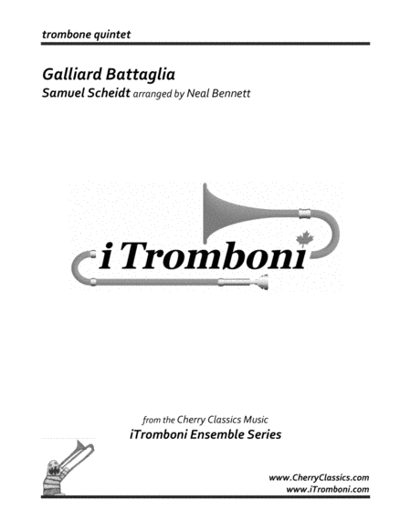 Free Sheet Music Galliard Battaglia For Trombone Quintet From I Tromboni