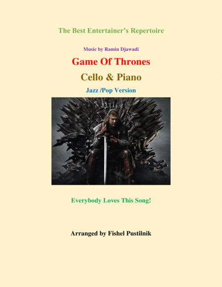 Free Sheet Music Game Of Thrones For Cello And Piano