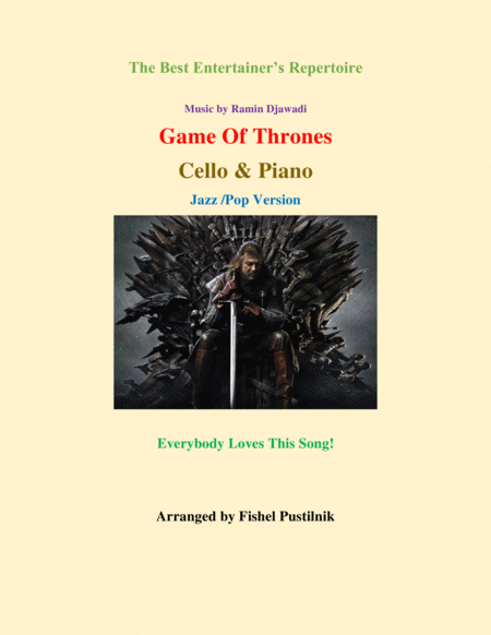 Game Of Thrones For Cello And Piano Sheet Music