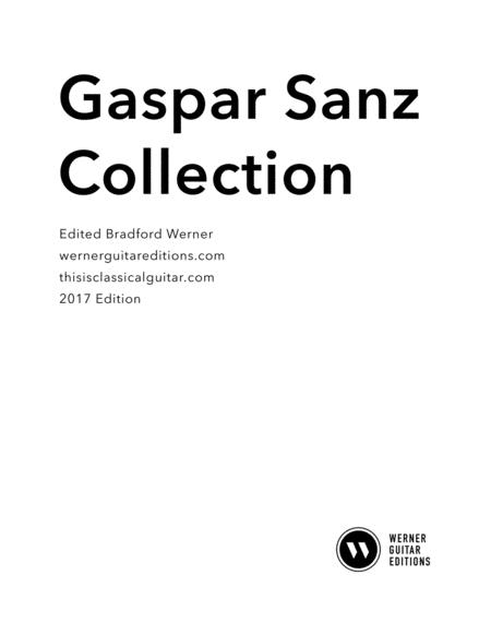 Free Sheet Music Gaspar Sanz Collection For Classical Guitar