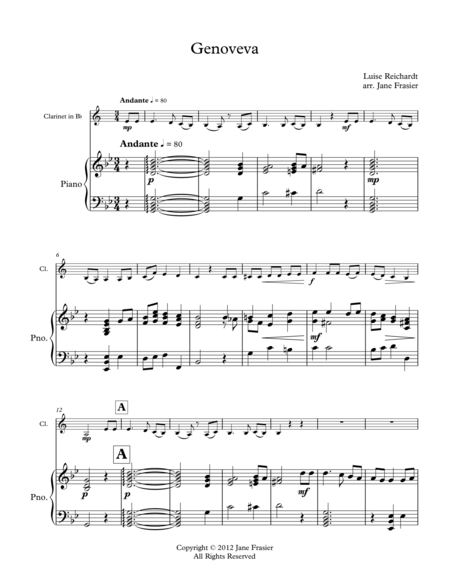 Genovevo Sheet Music