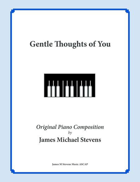 Free Sheet Music Gentle Thoughts Of You