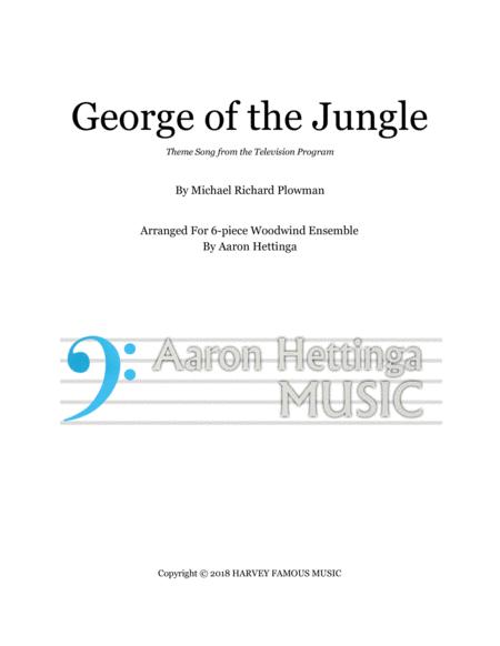 Free Sheet Music George Of The Jungle Theme Song For Small Woodwind Ensemble