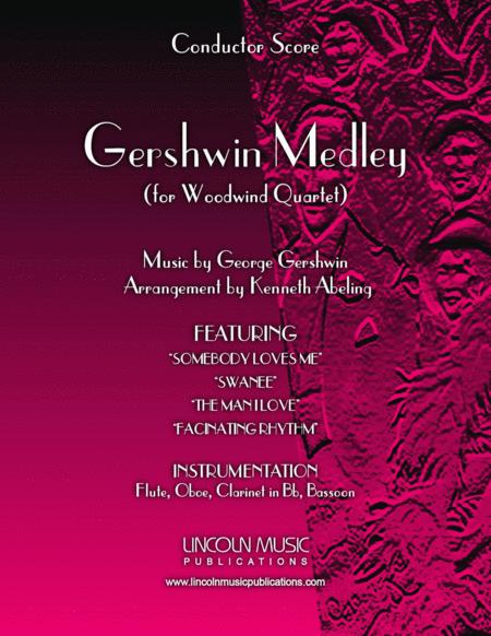 Gershwin Medley For Woodwind Quartet Sheet Music