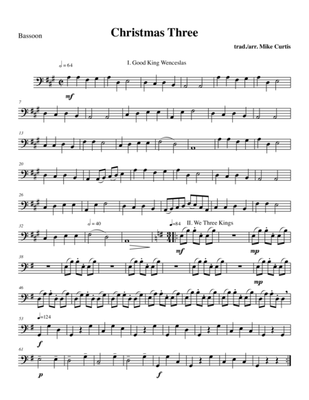 Gesu Bambino Duet For Soprano And Tenor Saxophone Sheet Music