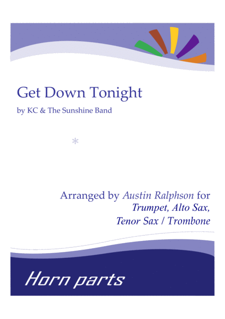 Get Down Tonight Horn Parts Sheet Music