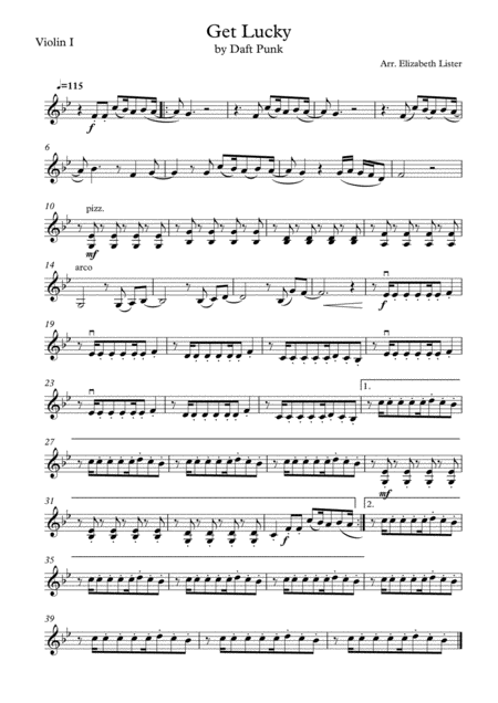 Get Lucky Sheet Music