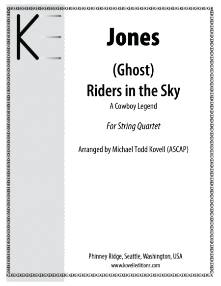 Ghost Riders In The Sky A Cowboy Legend Sheet Music