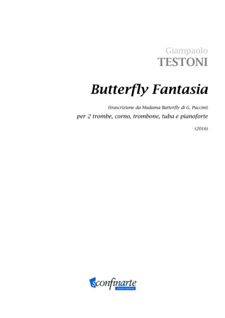 Giampaolo Testoni Butterfly Fantasia Es 20 003 Per Ensemble Sheet Music