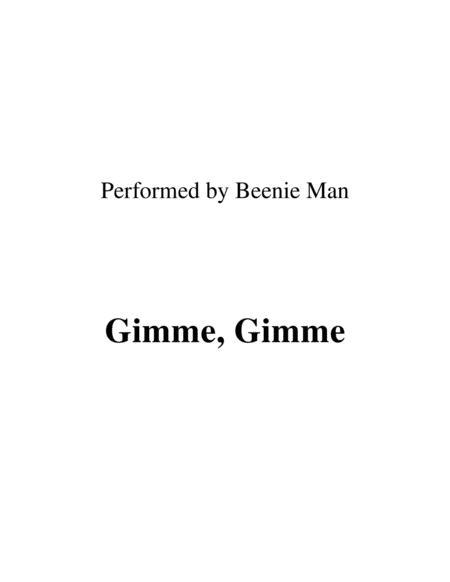 Free Sheet Music Gimme Gimme Chord Guide Performed By Beenie Man