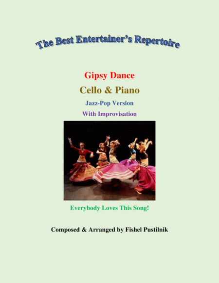 Gipsy Dance Piano Background For Cello And Piano With Improvisation Video Sheet Music