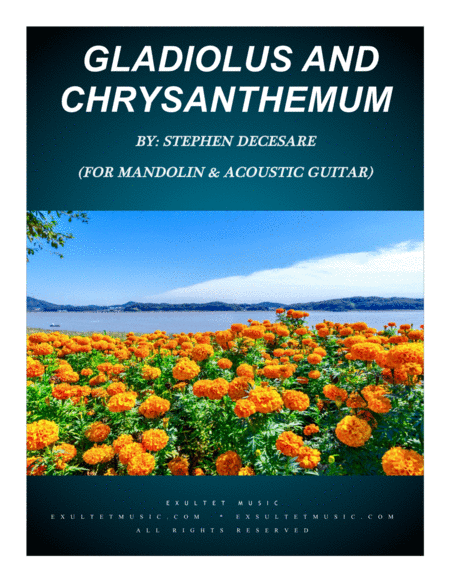 Gladiolus And Chrysanthemum For Mandolin And Acoustic Guitar Sheet Music