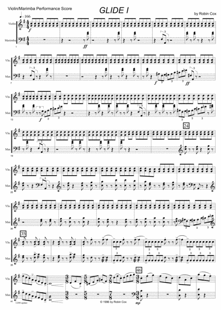 Glide In Three Movements Sheet Music