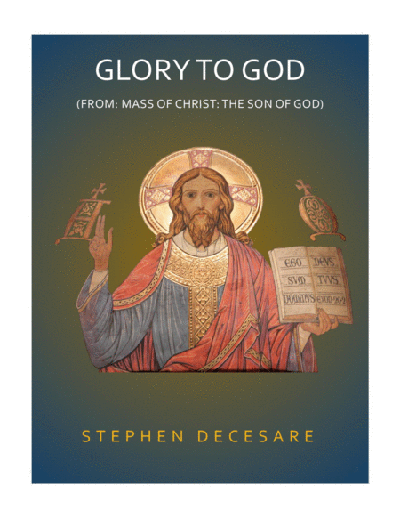 Glory To God From Mass Of Christ The Son Of God Refrain And Verses Edition Sheet Music