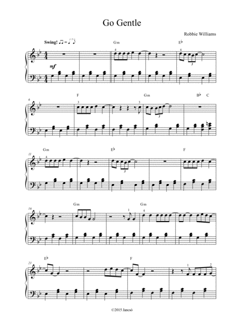 Go Gentle Sheet Music