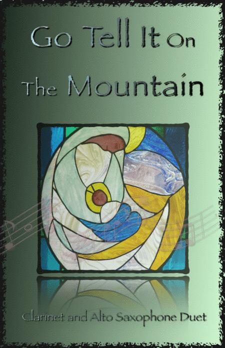 Free Sheet Music Go Tell It On The Mountain Gospel Song For Clarinet And Alto Saxophone Duet