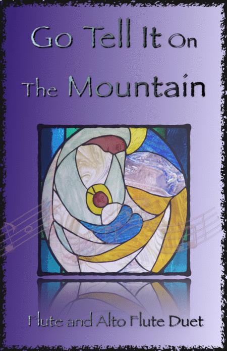 Go Tell It On The Mountain Gospel Song For Flute And Alto Flute Duet Sheet Music