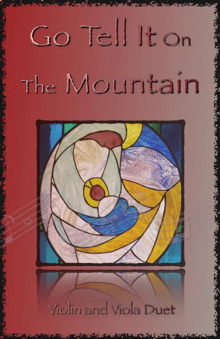 Go Tell It On The Mountain Gospel Song For Violin And Viola Duet Sheet Music