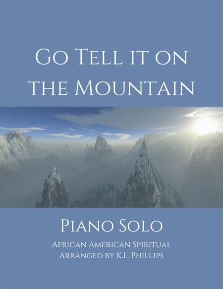 Free Sheet Music Go Tell It On The Mountain Piano Solo