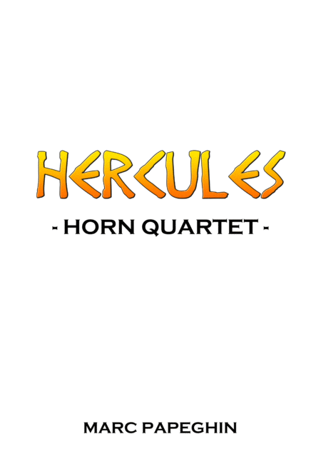 Free Sheet Music Go The Distance From Hercules French Horn Quartet