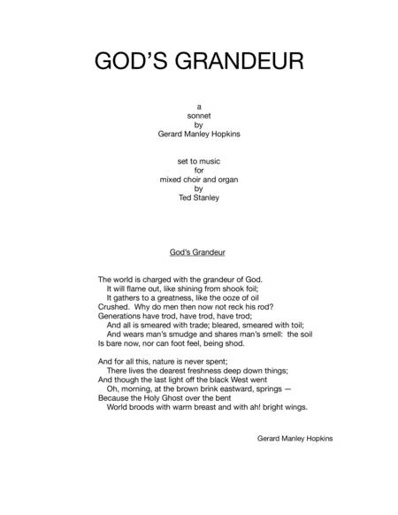 God Grandeur Sheet Music