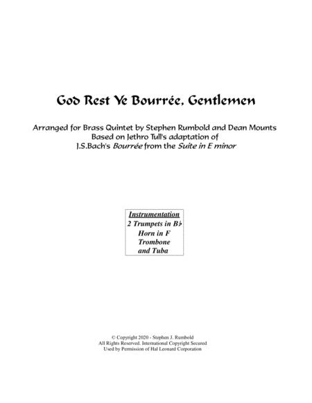 God Rest Ye Bourre Gentlemen Sheet Music