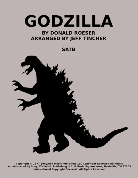 Godzilla Sheet Music