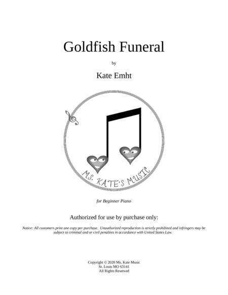 Free Sheet Music Goldfish Funeral Easy Piano