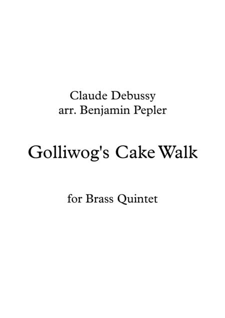 Golliwogs Cakewalk Sheet Music