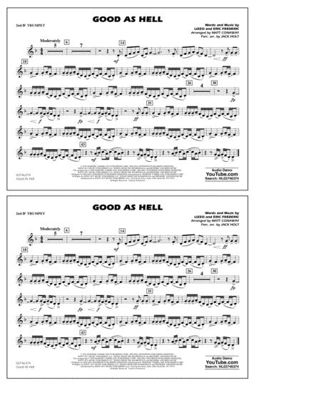 Good As Hell Arr Matt Conaway And Jack Holt 2nd Bb Trumpet Sheet Music