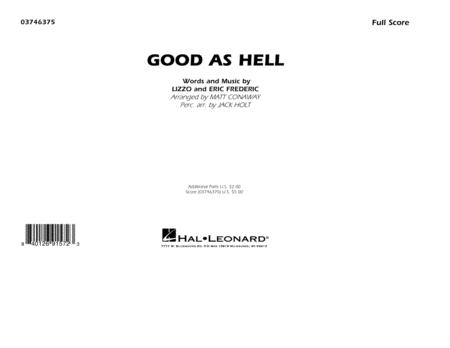 Good As Hell Arr Matt Conaway And Jack Holt Conductor Score Full Score Sheet Music