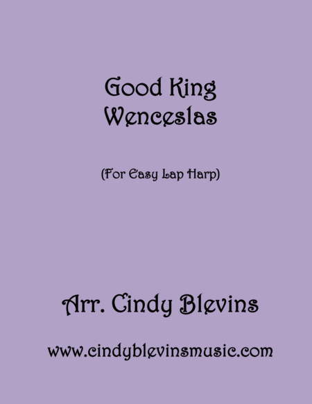 Good King Wenceslas Arranged For Easy Lap Harp Sheet Music